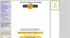 Desktop Screenshot of gratuit.pariscasting.com