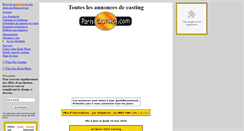 Desktop Screenshot of casting.pariscasting.com